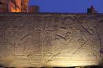 Architrave, Horus e Sobek Tempio di Kom Ombo, Egitto.