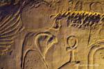 Ritratto di Horus Haroeris Tempio di Kom Ombo, Egitto.