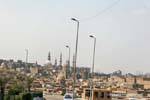 Lampioni, cupole e minareti di quartiere Cairo, Egitto.
