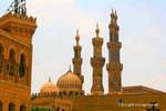 Foresta di minareti, di Al-Azhar Mosque, Cairo, Egitto.