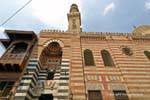 El-Azhar moschea, la bellezza dell'arte islamica, Cairo, Egitto.
