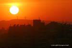 La città rossa, tramonto, Cairo, Egitto.