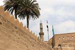 Merli del muro della Cittadella Saladino, Cairo, Egitto.
