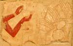 Le offerte per le mani, frammento colorato Tempio di Hatshepsut, Egitto.