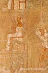 Regina Hatshepsut seduto su un trono, Deir el-Bahari, Egitto.
