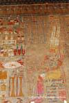 Offerte per Hamon, policromo, Cappella di Anubi, Tempio di Hatshepsut, Egitto.