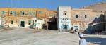 Qurna, case con murales dipinti sulle pareti, Egitto.