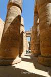 Botti di colonne di papiro, Città di Amun-Re, Tempio di Karnak, Egitto.