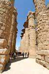 L'ingresso alla grande sala colonne, Tempio di Amon, Karnak, Egitto.