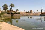 Il lago sacro del tempio di Karnak, Egitto.