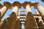 Ombrelloni Papyrus, Ipostilo, Tempio di Karnak, Egitto.