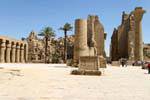 Grande corte etiope o corte del tempio di Karnak, Egitto.