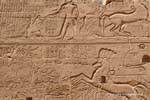 Scene di guerra, Sethy 1 Tempio di Karnak, Egitto.
