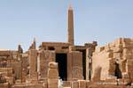 Nel complesso Sokaris, tempio di Karnak, Egitto.