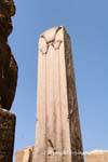 Colonna Heraldic Thutmose III - E 'decorato con gigli Sud, Karnak, Egitto.