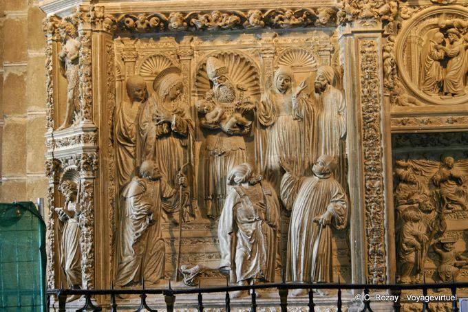 Religiosa bassorilievo di Ávila Cattedrale - Spagna