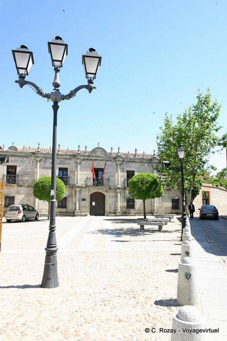 Piazza lastricata di ciottoli, Ávila - Spagna