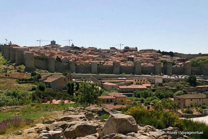 Vista panoramica della città di Ávila - Spagna