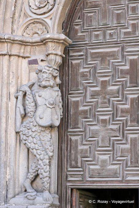 Esterno dettaglio della Cattedrale del Salvador de Ávila - Spagna