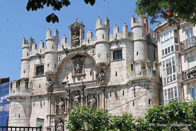 Burgos, Arco di Santa Maria - Spagna