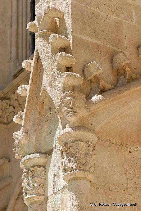Decorazione scultorea Rich del Chiostro, Cattedrale di Burgos - Spagna