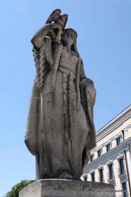 Burgos, Dona Jimena (Statua di Chimene) - Spagna