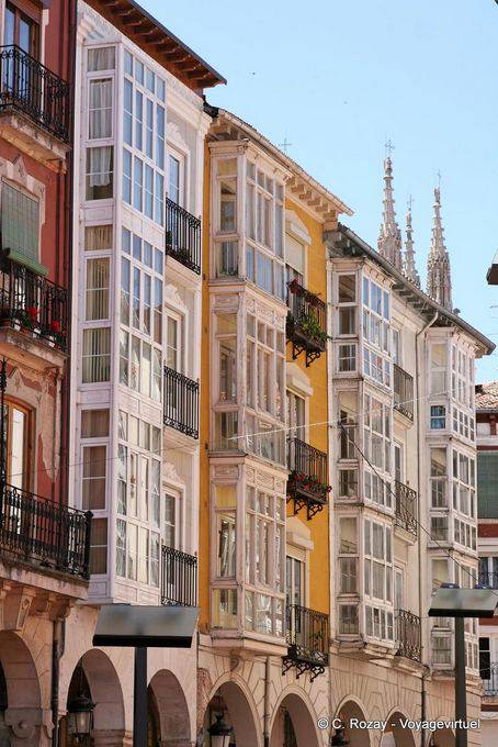 Architettura della città vecchia, Burgos - Spagna