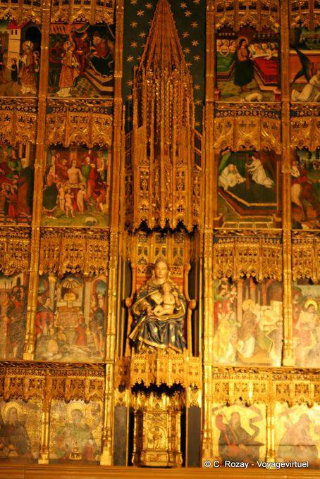Pala d'altare rinascimentale di Juan de Valmaseda (1524), la Cattedrale di León - Spagna