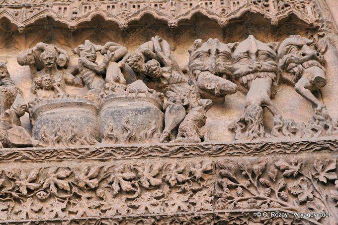 Scene of Hell, pentole e diavoli, Cattedrale di León - Spagna