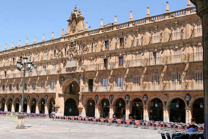 El Ayuntamiento de Salamanca, Plaza Mayor - Spagna