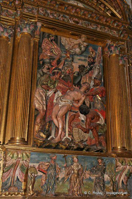 Rilievo del martire, Cattedrale Nueva dell'Assunzione della Vergine, Salamanca - Spagna