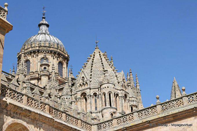 Torre del Gallo e Torre de la Cattedrale Nueva, Salamanca - Spagna