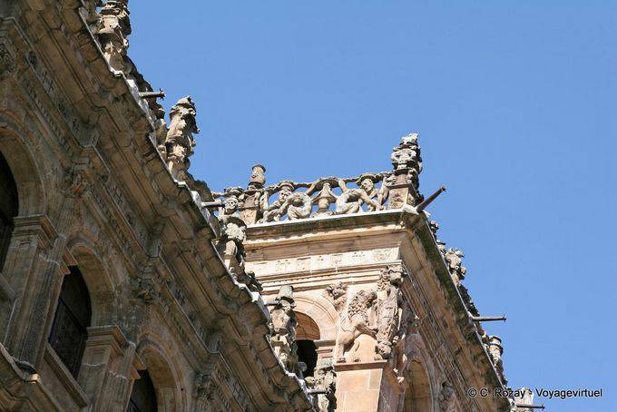 Palacio ringhiera Monterey Plaza Agustinas, Salamanca - Spagna