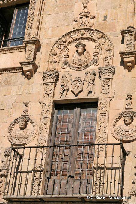Balcone della Casa de las Muertes, Salamanca - Spagna