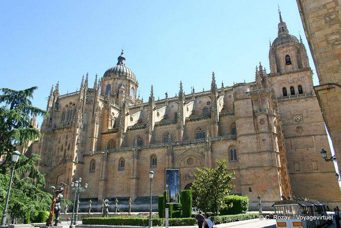 Vista generale della Nueva Cattedrale Luogo Anaya, Salamanca - Spagna