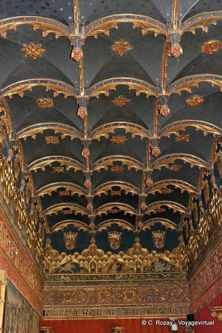 soffitto della Sala di Cordon, Alcazar, Segovia - Spagna
