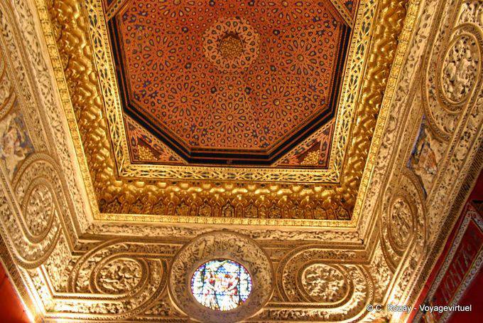 Soffitto della Sala del Trono, Alcazar, Segovia - Spagna