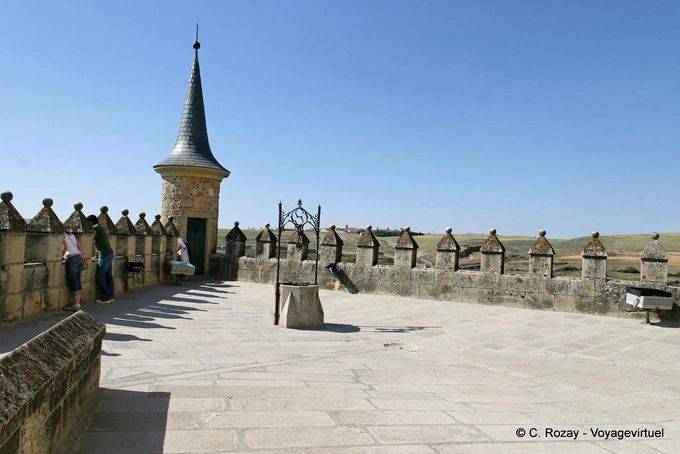 Piattaforma sopra l'armeria, Segovia Alcazar - Spagna