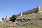 Un'altra vista del muro e le torri, Ávila, Spagna.