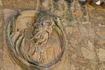 La testa che spuntava dal muro, scultura, Salamanca, Spagna.