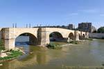 Saragozza, Puente de Piedra, Spagna.