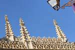 Pizzo di pietra della Cattedrale di Santa María Segovia, Spagna.