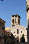 Plaza San Justo, Iglesia del Salvador, Segovia, Spagna.