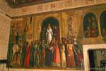 Sala de la Galera, pittura della proclamazione come regina Isabella la Cattolica, Segovia, Spagna.