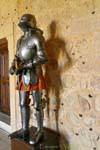 Armatura nella sala del Palazzo Vecchio, Segovia Alcazar, Spagna.