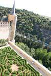 Giardini del Alcazar, Segovia, Spagna.