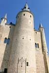 Torre Nord del Alcazar di Segovia, Spagna.