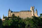 Facciata del Alcazar di Segovia, Spagna.