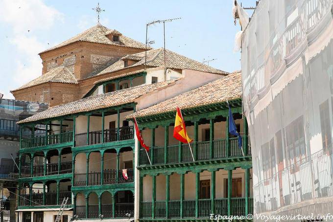 Chinchon, Plaza Mayor, un'altra vista - Spagna