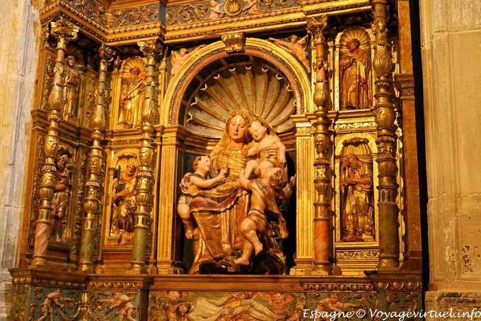 Cuenca, NS Cattedrale de Gracia, Virgin e ori - Spagna
